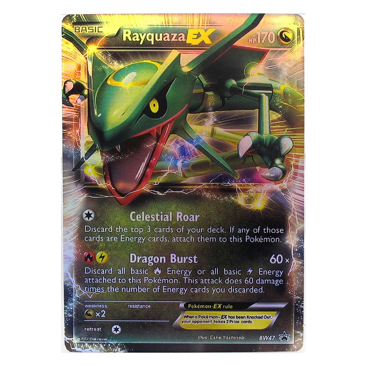 Rayquaza EX BW47 Rayquaza Pokemon Matt Card English | Shopee Philippines