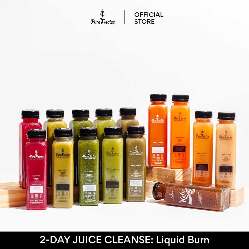 Pure Nectar 2 Day Juice Cleanse set | Shopee Philippines
