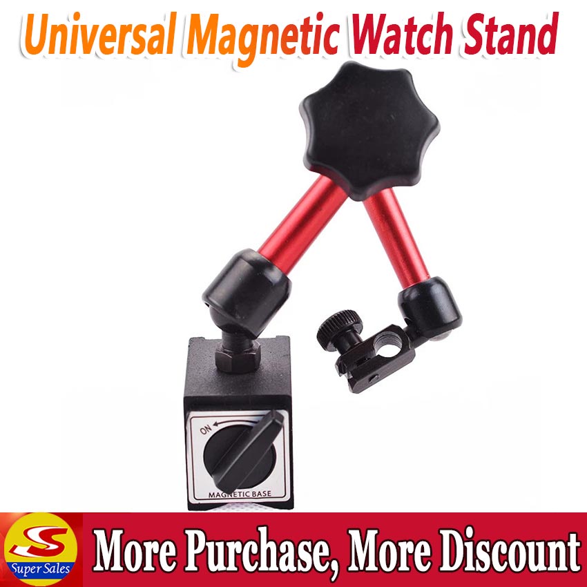 【SuperSales】Mini 10mm Dial Indicator Magnetic Stand Base Holder Dial ...