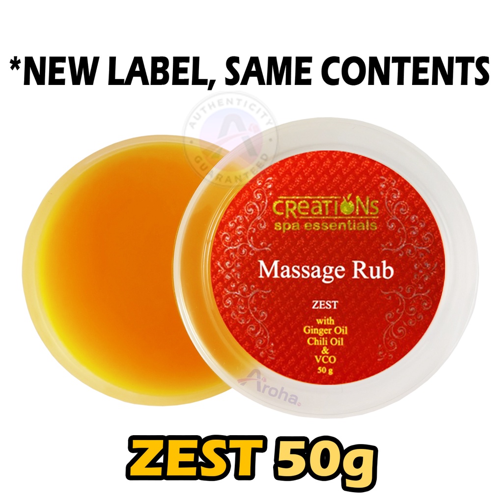 Creations Spa Essentials Pain Relief Rub / Meiyi Massage Rub 50g