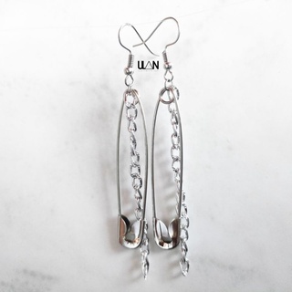 safety pin earrings – Tokyo Fashion