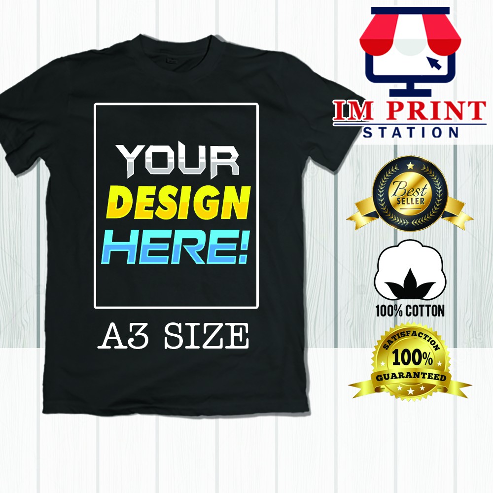 Customized Shirts - Imprint Your Own Design We Print Here Any Designs ...