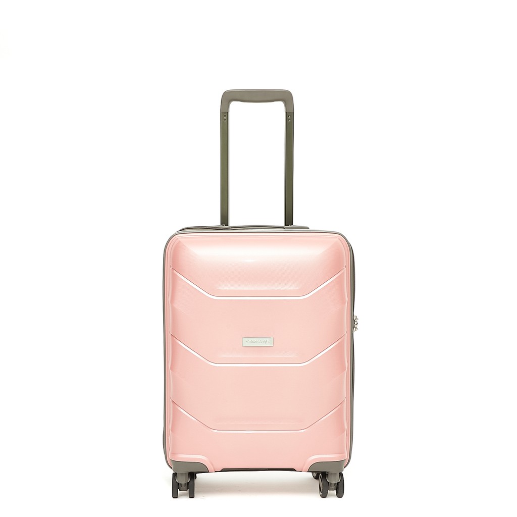 British Knight Bip967zt Rose Gold Small 20" Luggage with TSA Lock