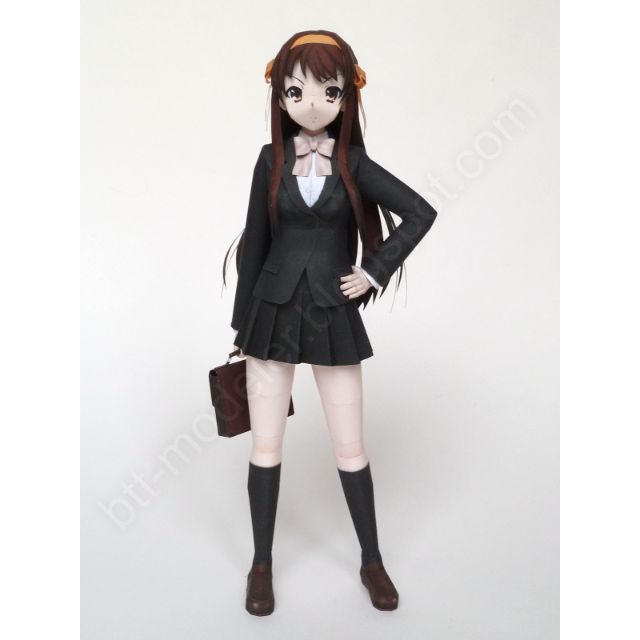 Anime girl paper model Haruhi Suzumiya [The Appliance of Haruhi ...