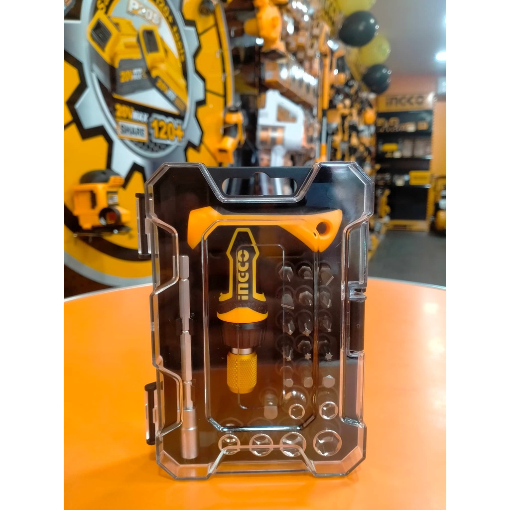 INGCO 24PCS THANDLE WRENCH SCREWDRIVER SET (HKSDB0188) BLHT Shopee Philippines