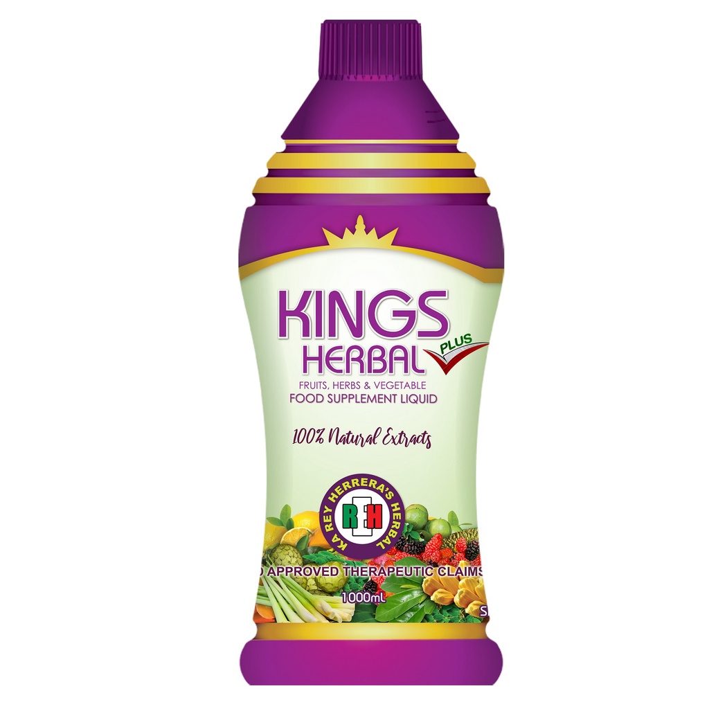 KINGS Herbal Plus Liquid Food Supplement 1000 ml Shopee Philippines