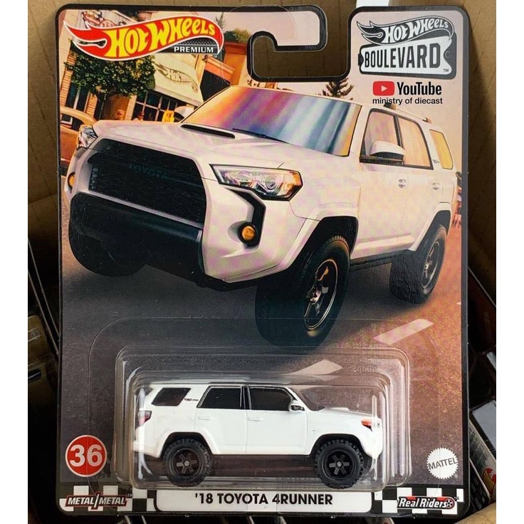 Hot Wheels Premium Boulevard - Toyota 4Runner 2018 - édition 2022 Loose - 1:64 Diecast - Noir