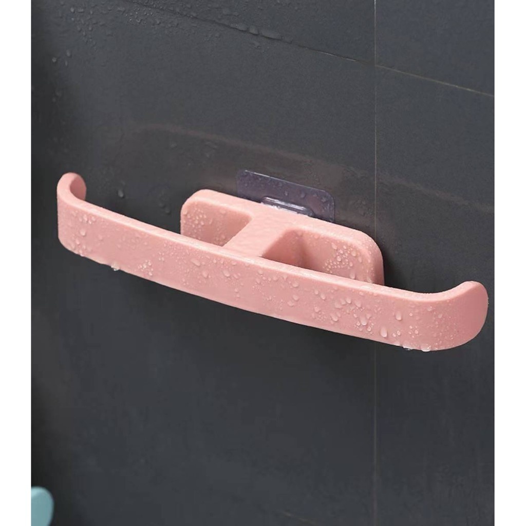 F2F Wall Mounted Slippers Shelf Toilet Drain Storage Bathroom Hanging