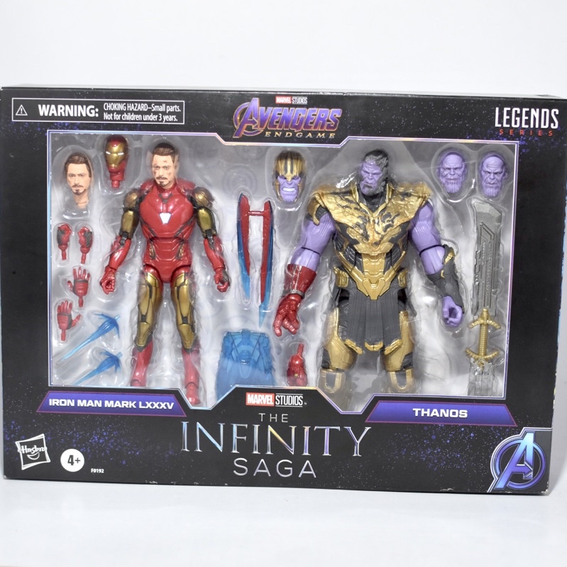 Marvel Legends Infinity Saga Thanos Iron Man 2pack (Mark 85 Mk85 ...