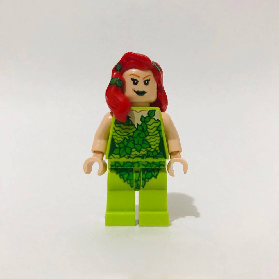 Brick Freak Lego Minifigure DC Super Heroes Poison Ivy, Hair Over ...