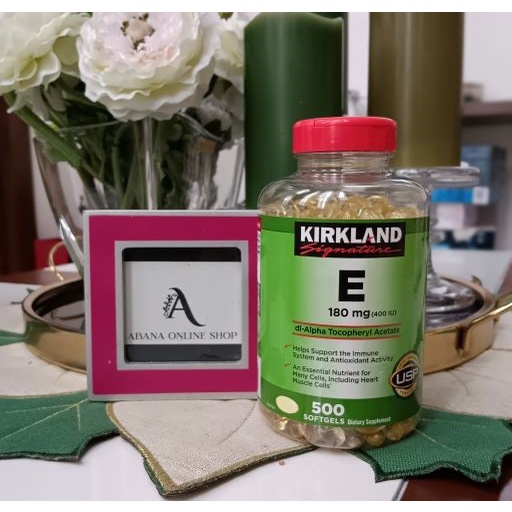 Kirkland Vitamin E 180mg (400IU) 500 Softgels Shopee Philippines