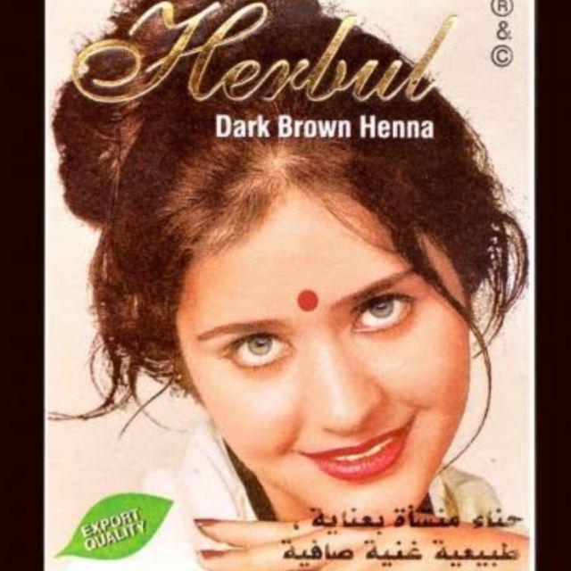 Herbul Henna Hair Dye 6 Sachets Per Box Shopee Philippines 