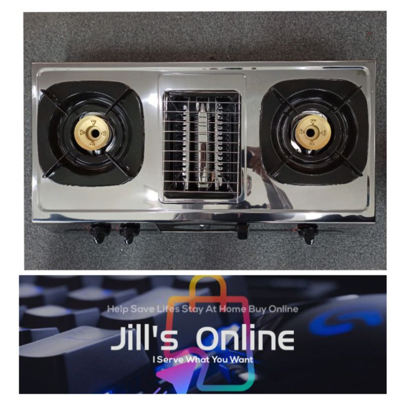 RINNAI-RI514E Double Burner Gas Stove | Shopee Philippines