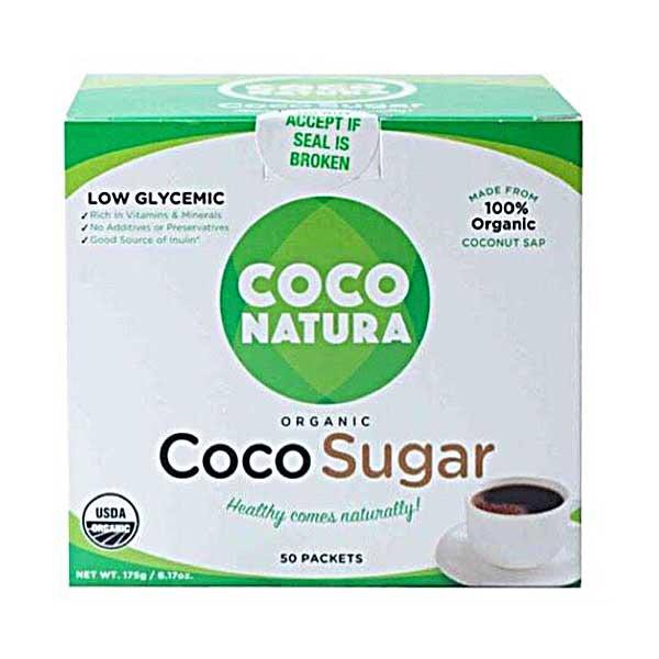 SALE!! Coco Natura Organic_ Coco Sugar Box (50 sachets) / Coco Sugar ...