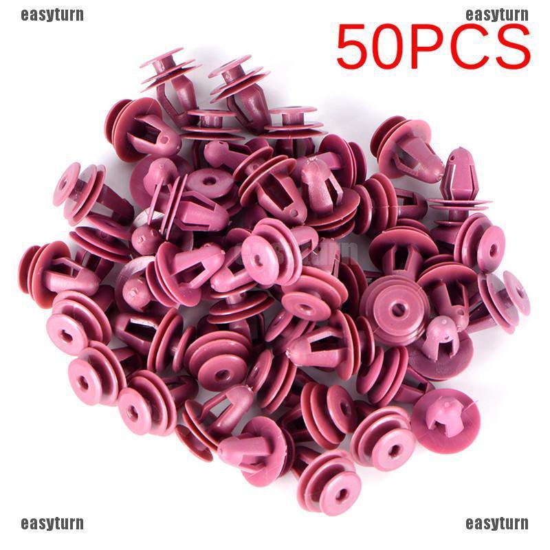 COD 50pcs Door Trim & Garnish Panel Retainer Clip Nylon Fastener For
