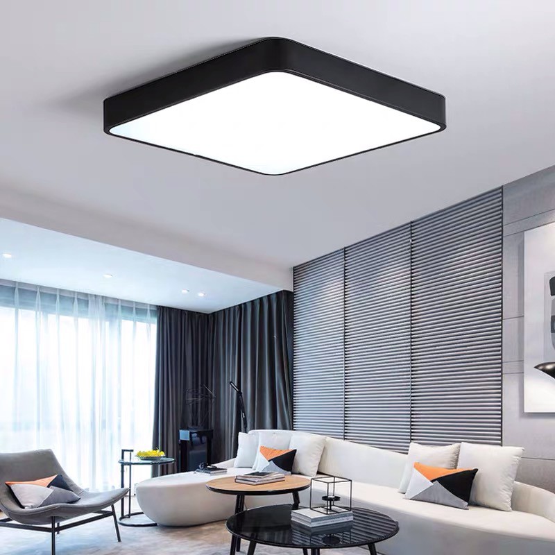 Square Ceiling Light Modern Led Ceiling Light Bedroom Light Dimmable ...