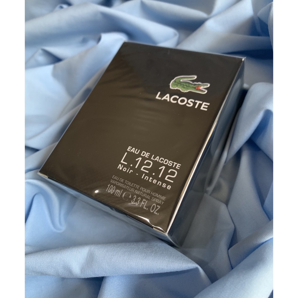 Eau De Lacoste Noir Intense L.12.12 100mL EDT Perfume For Men Shopee Philippines