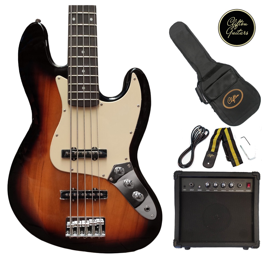 Clifton 5 String Vintage Custom Jazz Bass Shopee Philippines