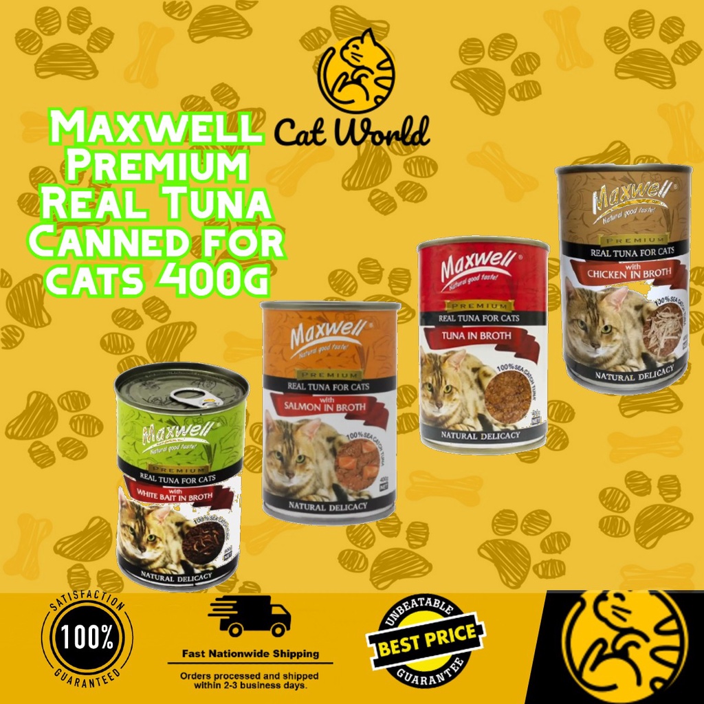 Maxwell Premium Real Tuna Canned for cats/dogs 375g Shopee Philippines