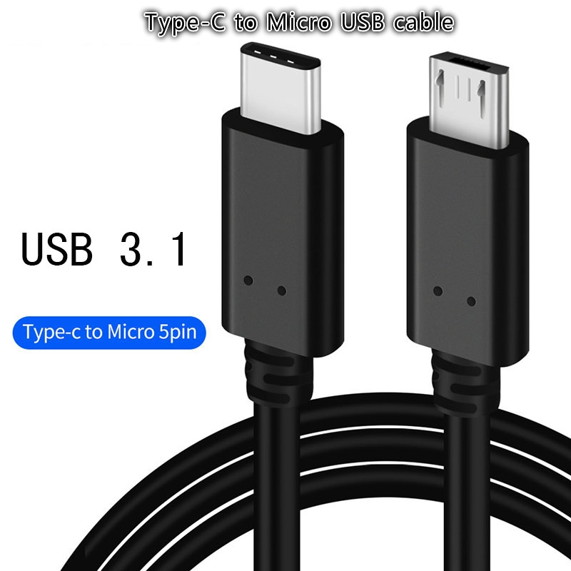 2 in 1 Type-C (USB-C) to Micro USB male adapter/Android Smart Phone ...