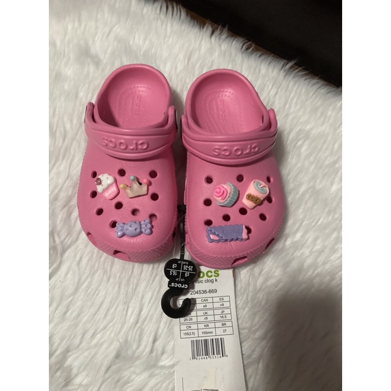 C9 Original Crocs Classic for kids with free jibbitz Shopee