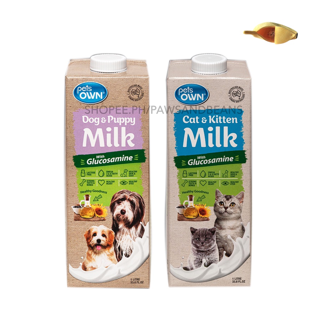 Pets Own Pet Milk Cat and Kitten Milk Dog and Puppy Milk 1L PetsOwn Pet Milk Replacer Shopee