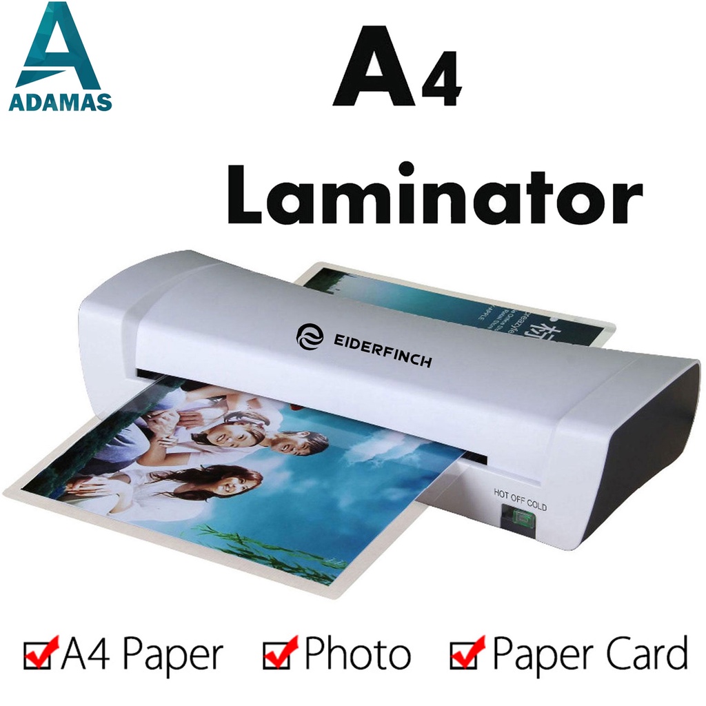 A4 Laminator Hot and Cold Laminating Machine Document Photo Paper Cards