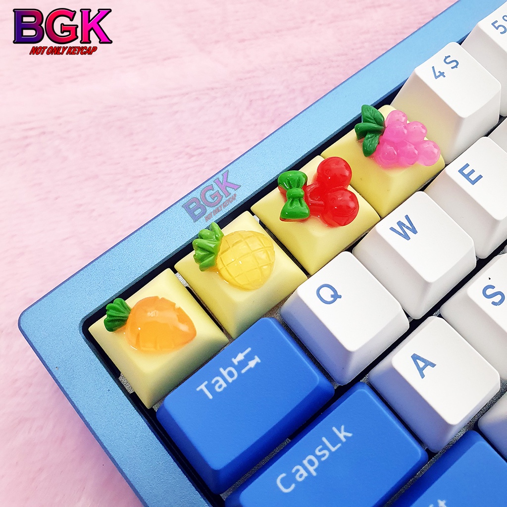 Keycap Artisan Super Cute LED Fruit Keyboard Button | Shopee Philippines