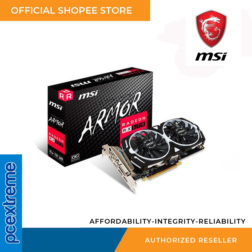 Msi radeon rx discount 570 armor 4g oc