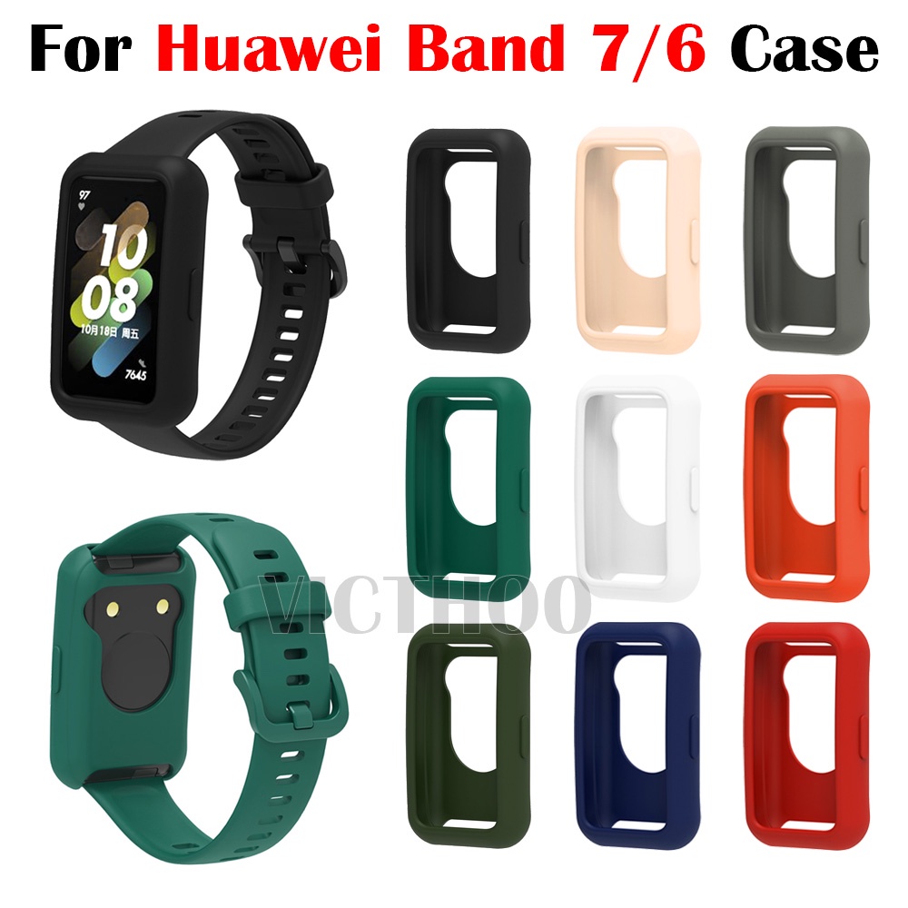 Silicone Case Cover Screen Protector for Huawei Band 10