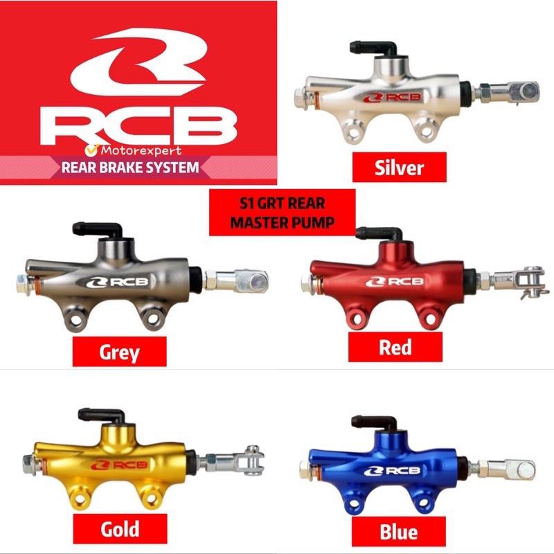 Rcb RACING BOY S1 GRT REAR MASTER PUMP 14MM Y16 Y15 V1 V2 LC135 5S ...