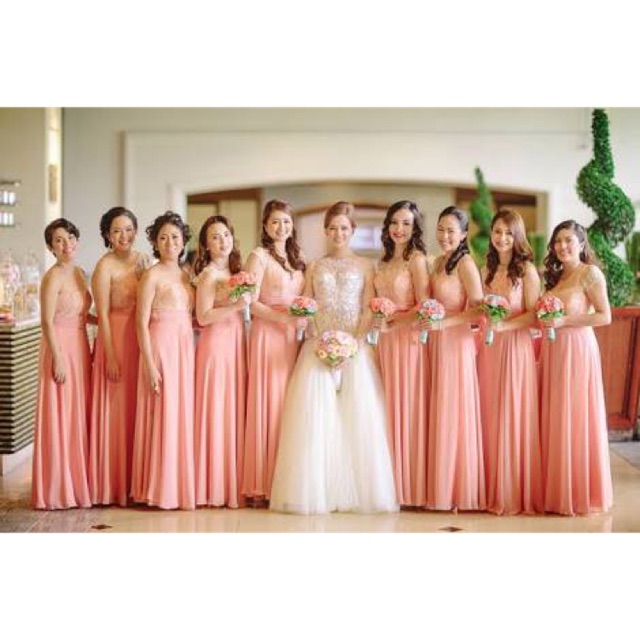 Bridal entourage outlet gowns