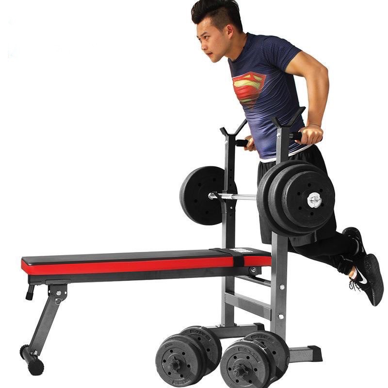 Bench press with Dip dipping workout home gym equipment No