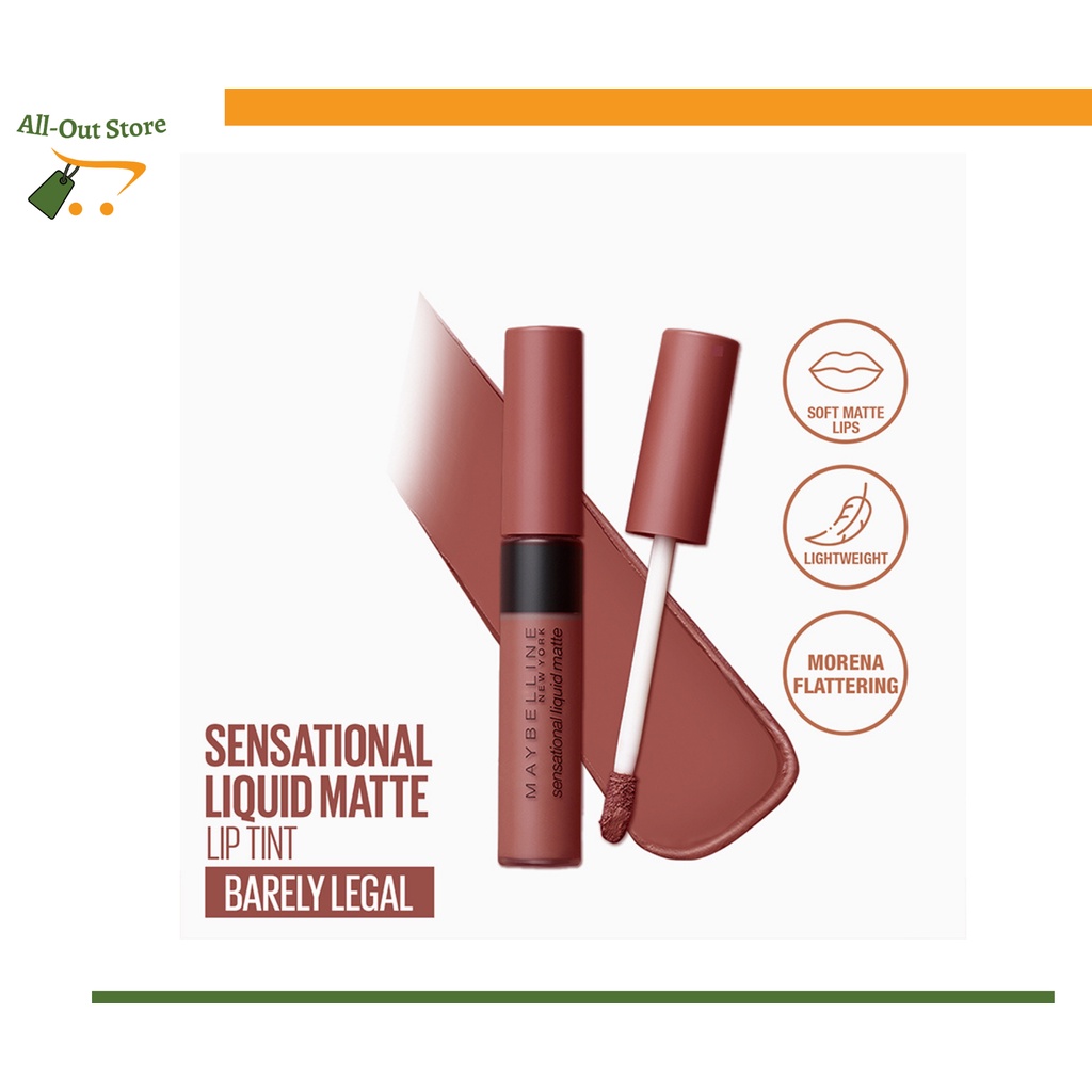 Lipstick Sensational Liquid Matte Lip Tint Barely Legal Shopee