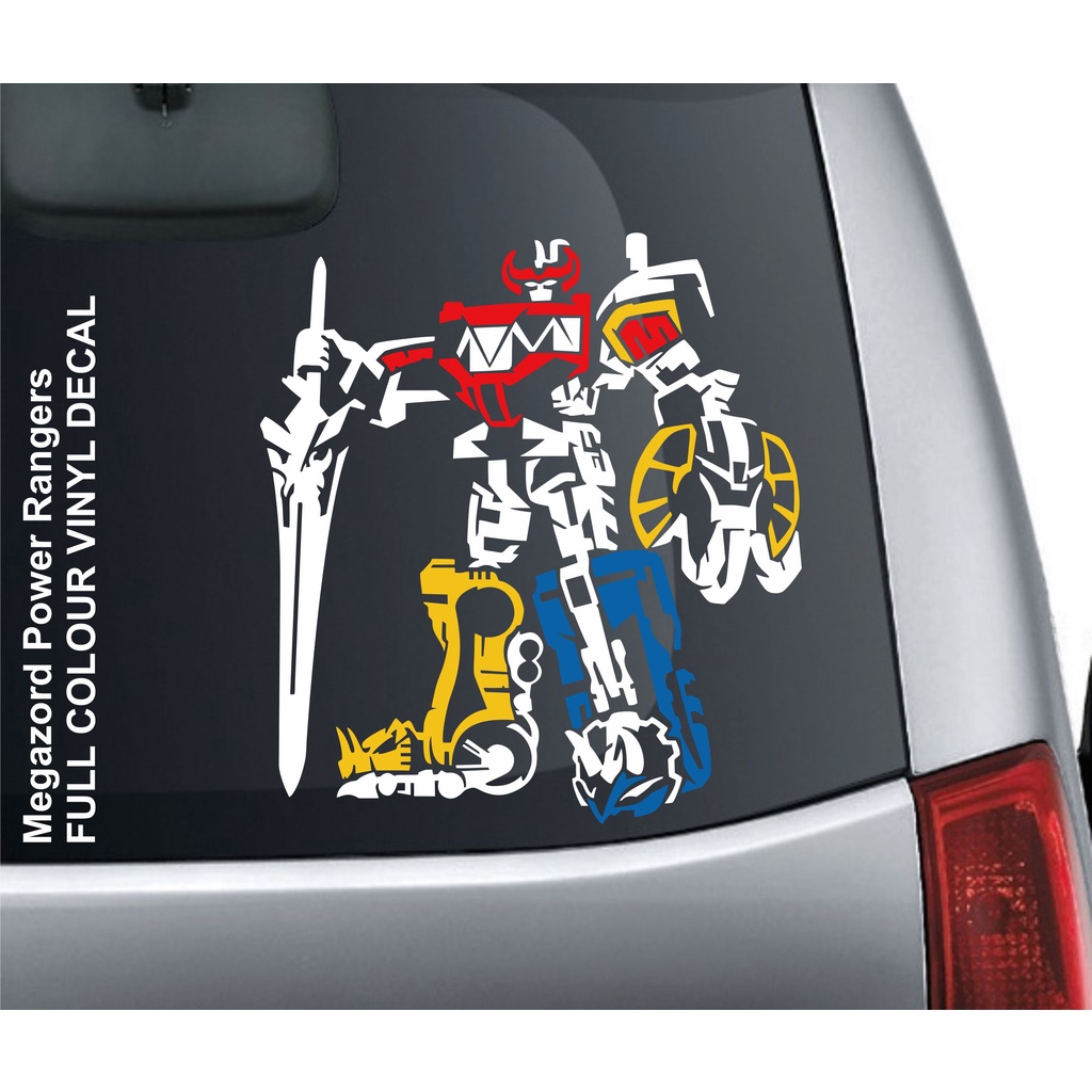 Megazord Power Rangers Cinema Sticker | Shopee Philippines