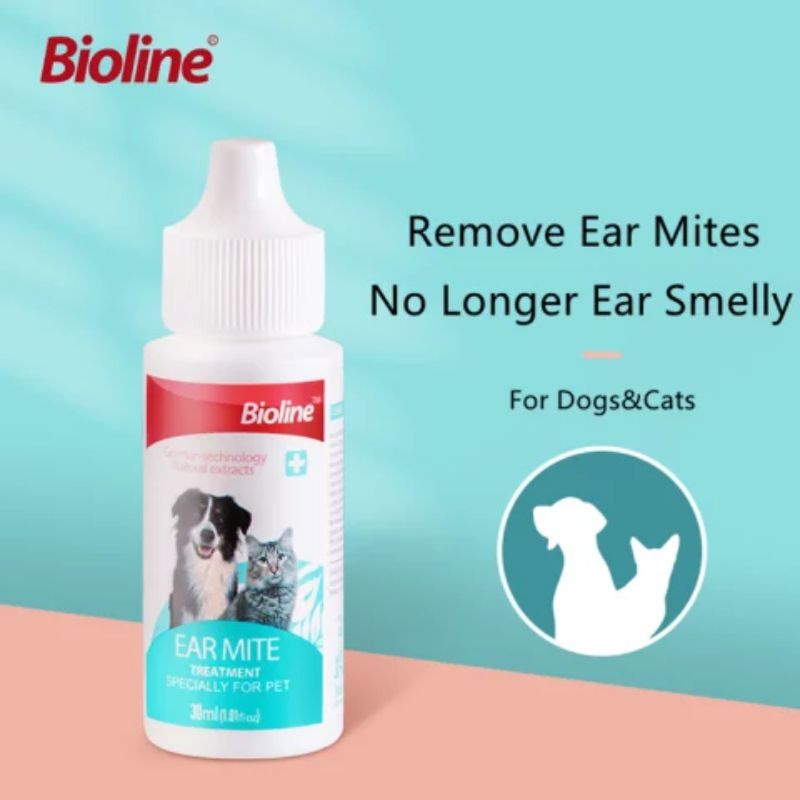 Bioline Ear Mite Treatment 30ml Shopee Philippines
