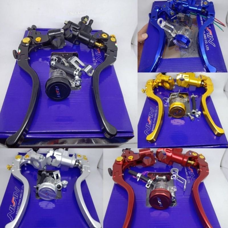 Brake Master Full Cnc Nissin Universal Single Tube Model Shopee