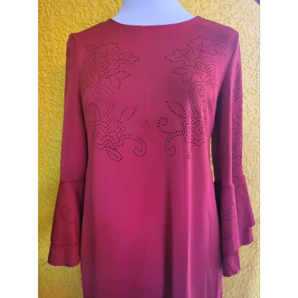 Party Red Retro Dress Shopee Philippines(00)