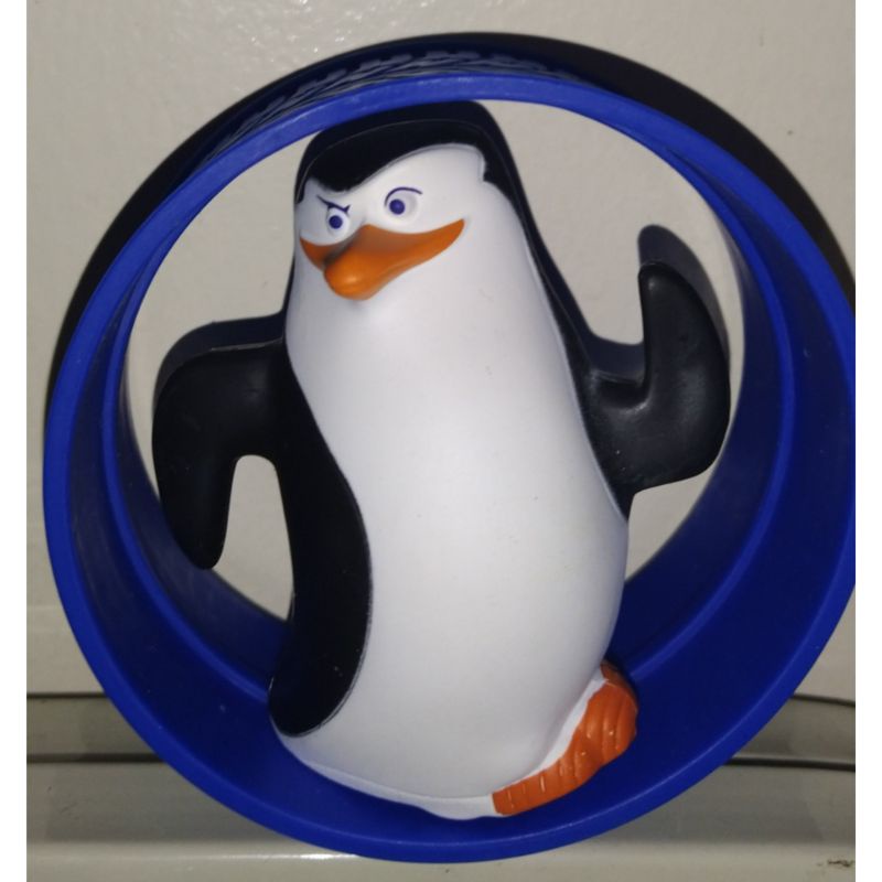 McDonald's Mcdo Happy Meal Toy Penguins of Madagascar Skipper Rolls