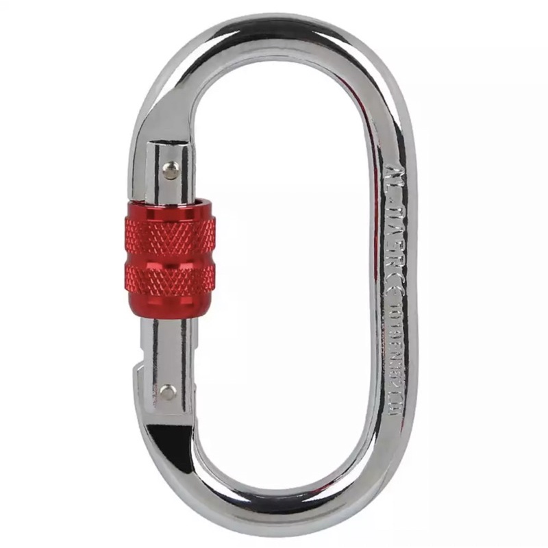 XINDA Oval Steel 25KN Outdoor Rock Climbing Carabiner | Shopee Philippines