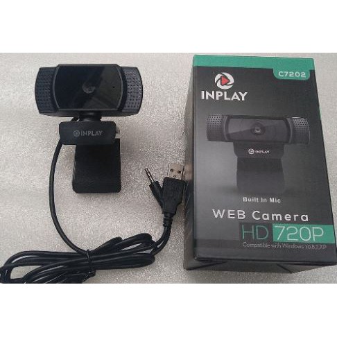 INPLAY webcam C720P | Built-in Noise-Isolating mic web camera | Shopee ...
