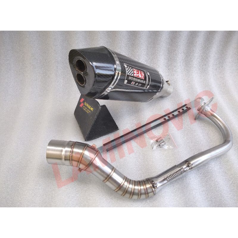 Yoshimura R1 racing Exhaust 2 Holes Aerox Adv Pcx Lexi Click Beat