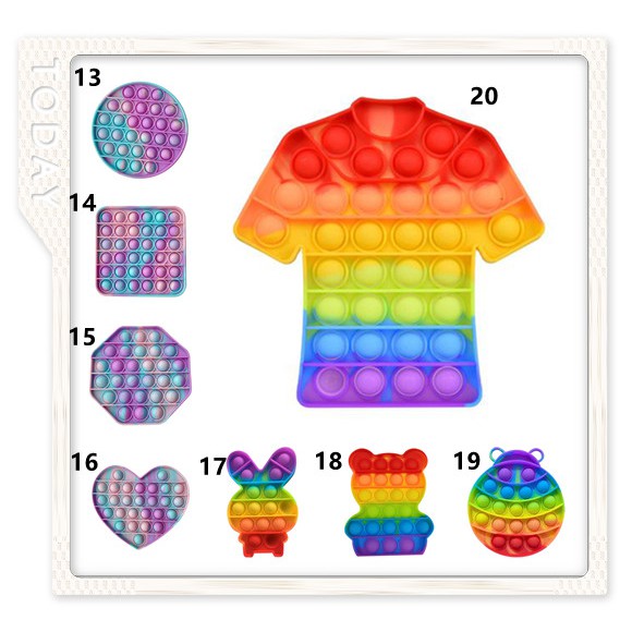 Ready Stock pOp it shapes multi colors for leisure | Shopee Philippines