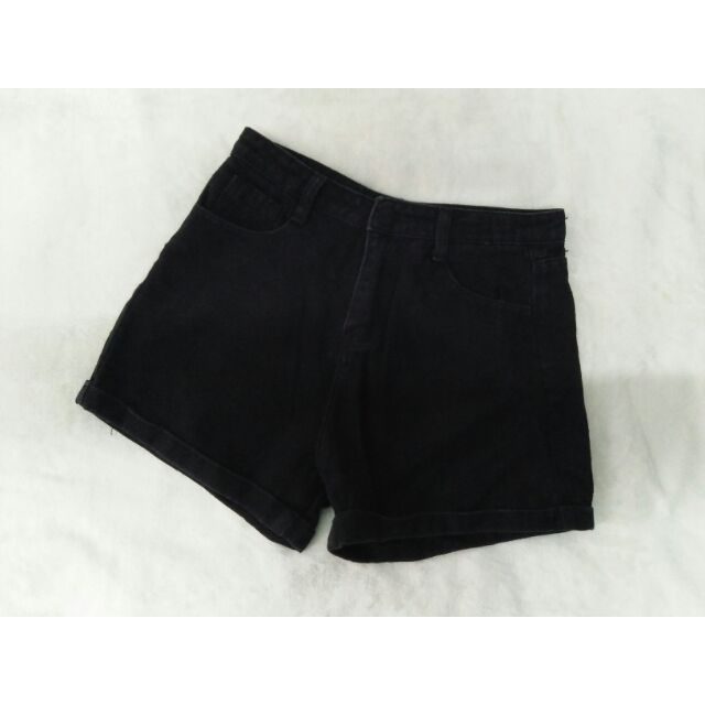 Korean best sale black shorts