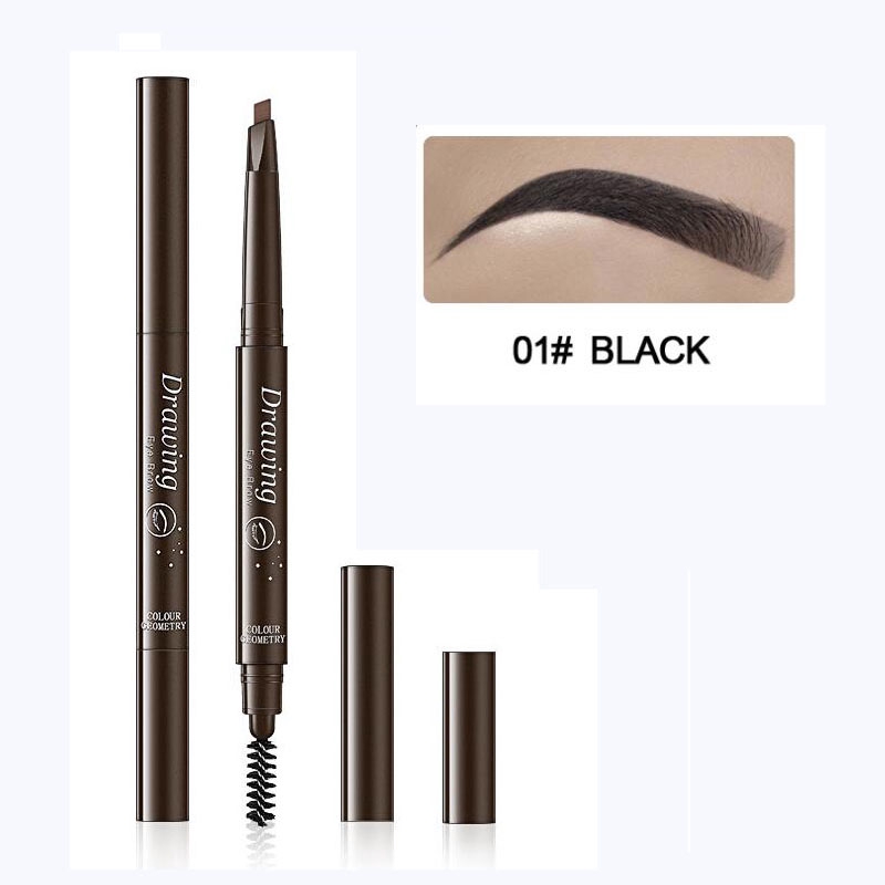 BEAUTY GLAZED Double end Eyebrow Pencil Makeup Tint Natural Long ...