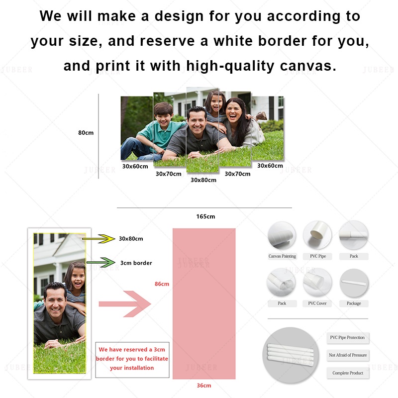 Custom Prints Poster 5 Pcs Personalised Gifts Picture Family Photo ...
