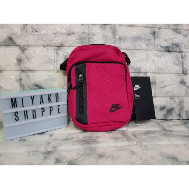 Nike Tech Sling Bag Dark Pink Shopee Philippines