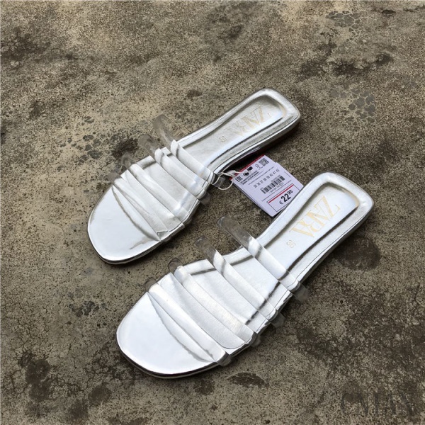 Zara transparent sandals hot sale