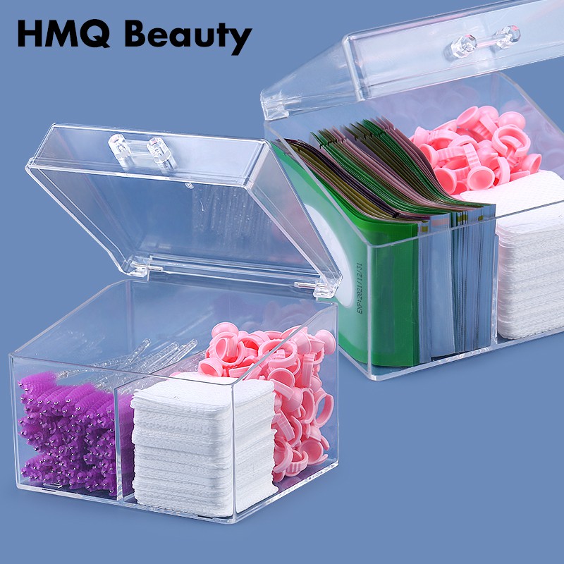 Simple Dust-proof Transparent Plastic Cosmetic Storage Box Separate ...