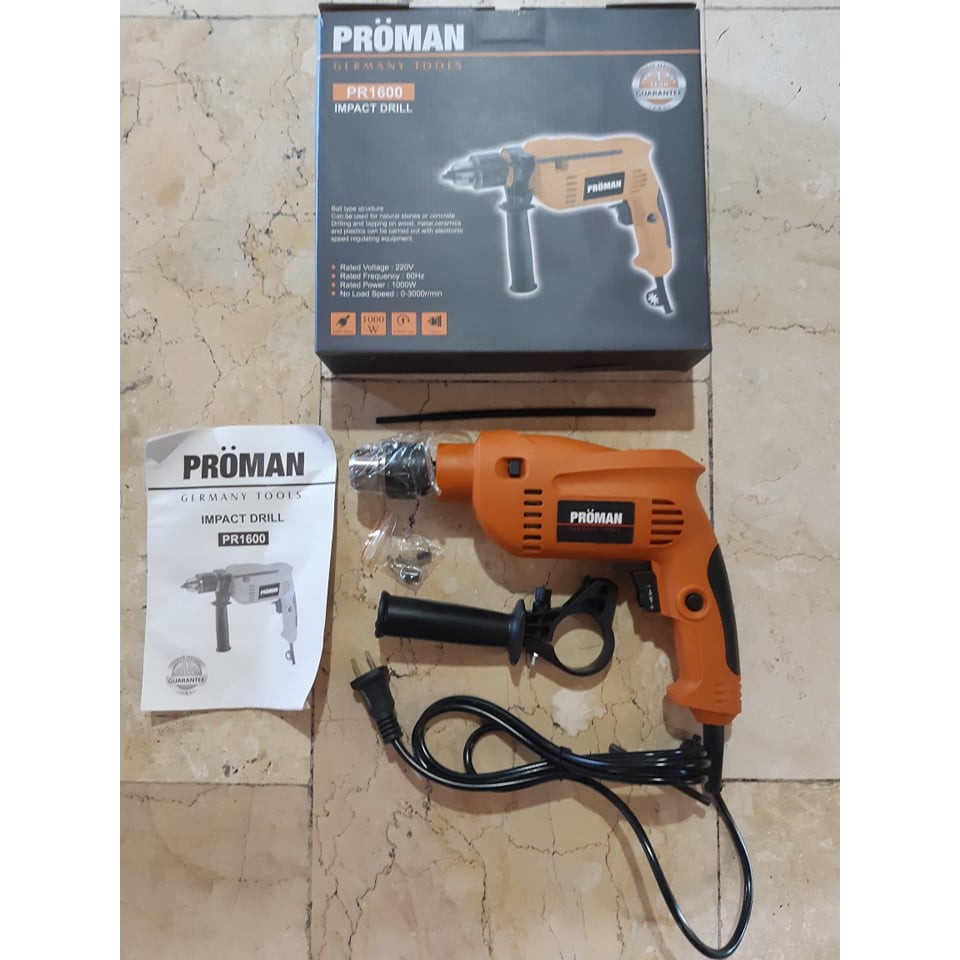 Proman Impact Drill 1000w NEW with levelling bar Shopee Philippines